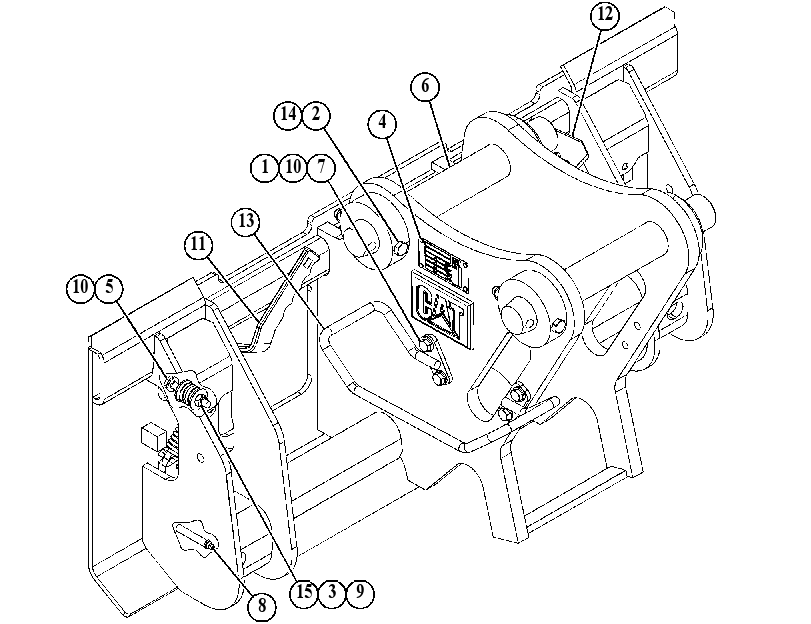 COUPLER GP-WORK TOOL 5427263 CAT