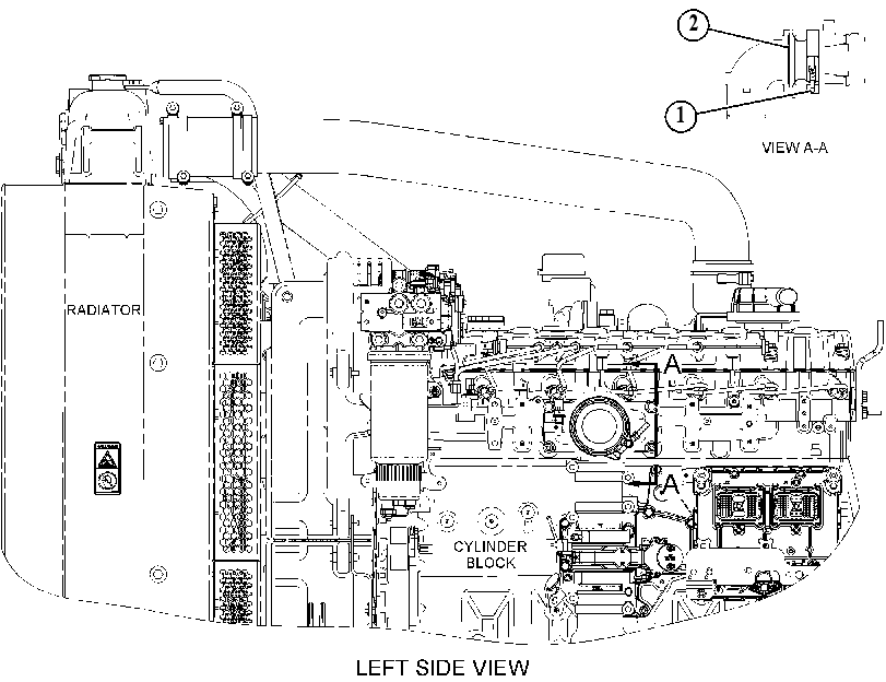 SPACER GP-AIR INLET 5635149 CAT
