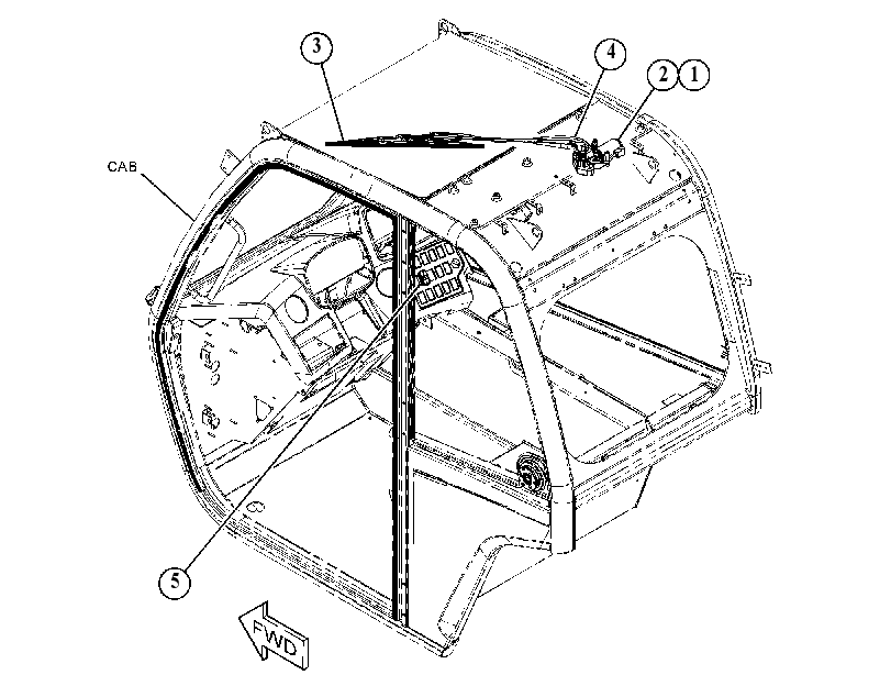 WIPER GP-ROOF INSTALLATION 5509119 CAT