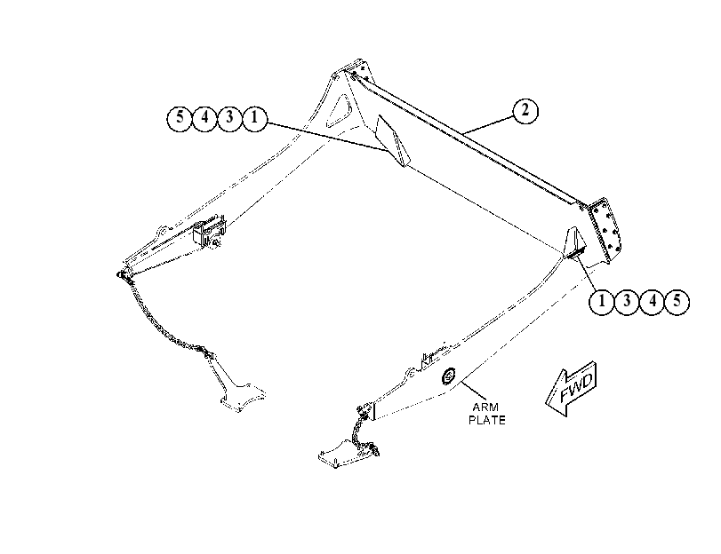 TAILGATE GP 5383270 CAT