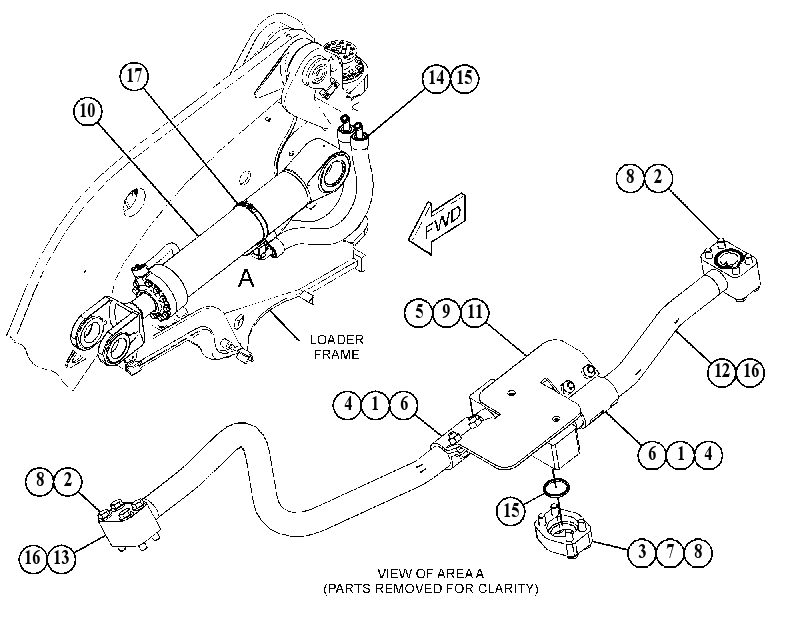 CYLINDER & MTG GP-LIFT 5487064 CAT