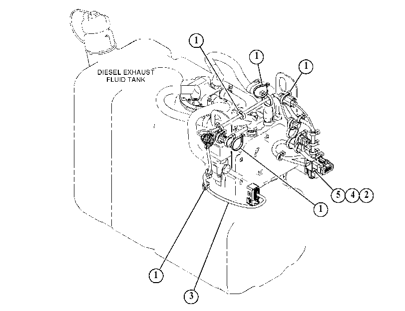 Проводка модуля AdBlue 5286782 CAT
