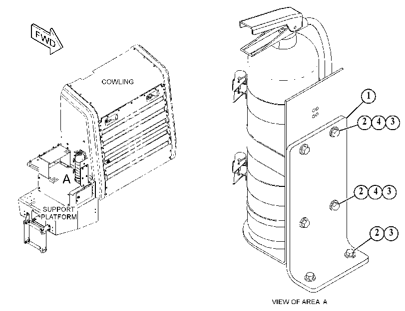 MOUNTING GP-FIRE EXTINGUISHER 3816361 CAT
