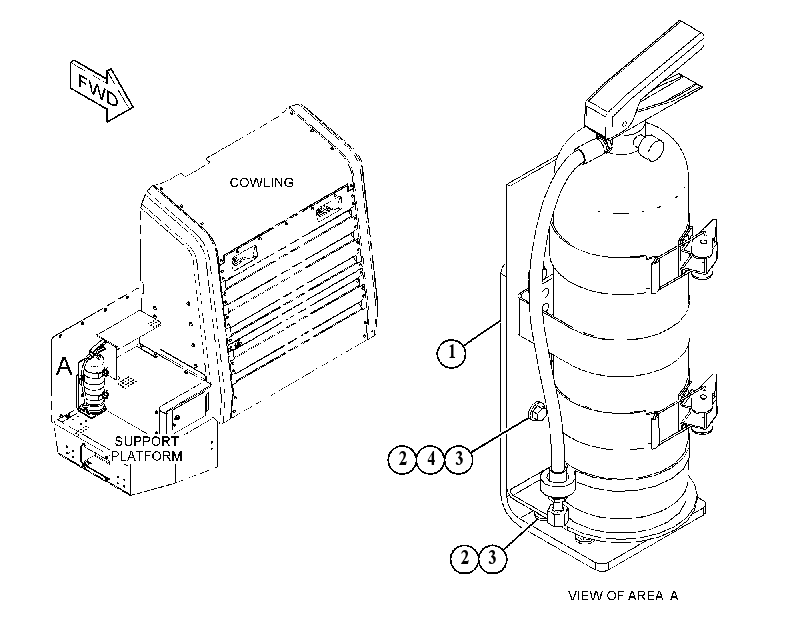 MOUNTING GP-FIRE EXTINGUISHER 3816362 CAT