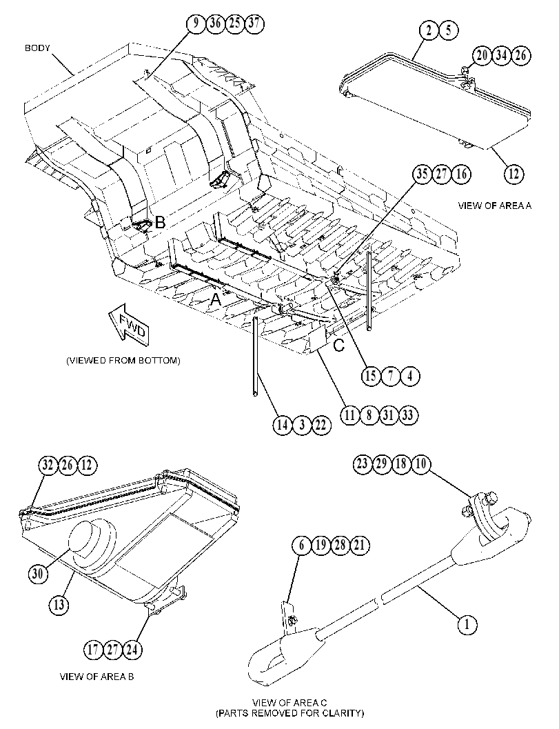 MOUNTING GP-TRUCK BODY 5484745 CAT