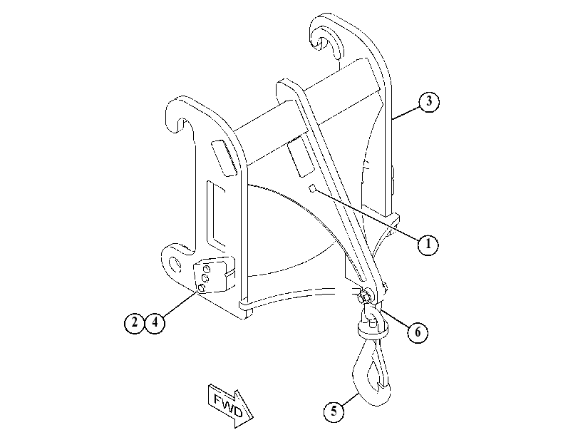 HOOK GP-LIFTING 4560465 CAT