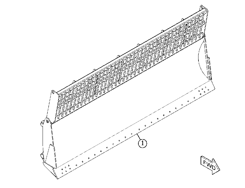 BLADE AS-STRAIGHT 4727513 CAT