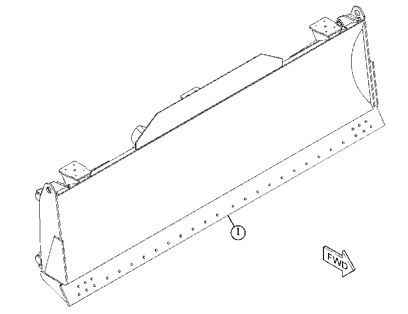 BLADE AS-STRAIGHT 4727511 CAT