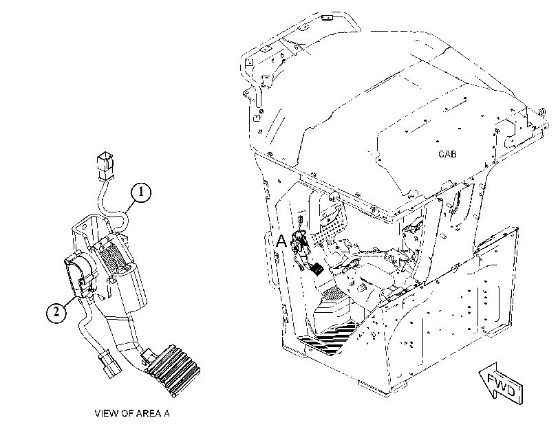 PEDAL AS 4864042 CAT
