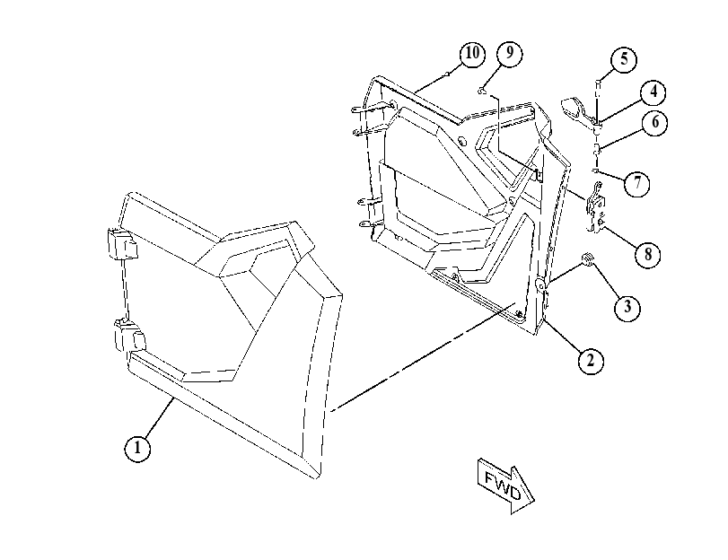 DOOR AS 5442151 CAT