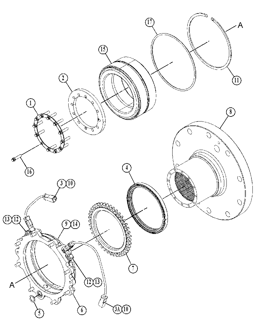 COUPLING GP-TRANSMISSION 5080901 CAT