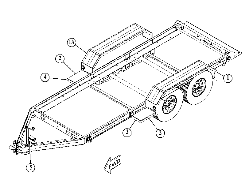 TRAILER GP 5296091 CAT
