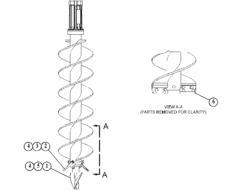 BIT GP-AUGER 1534084 CAT
