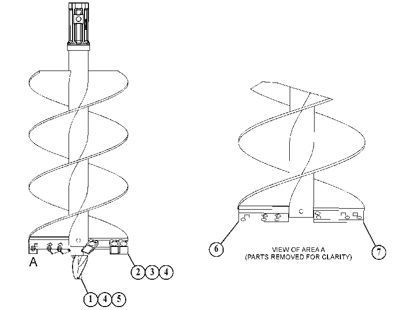 BIT GP-AUGER 1534086 CAT