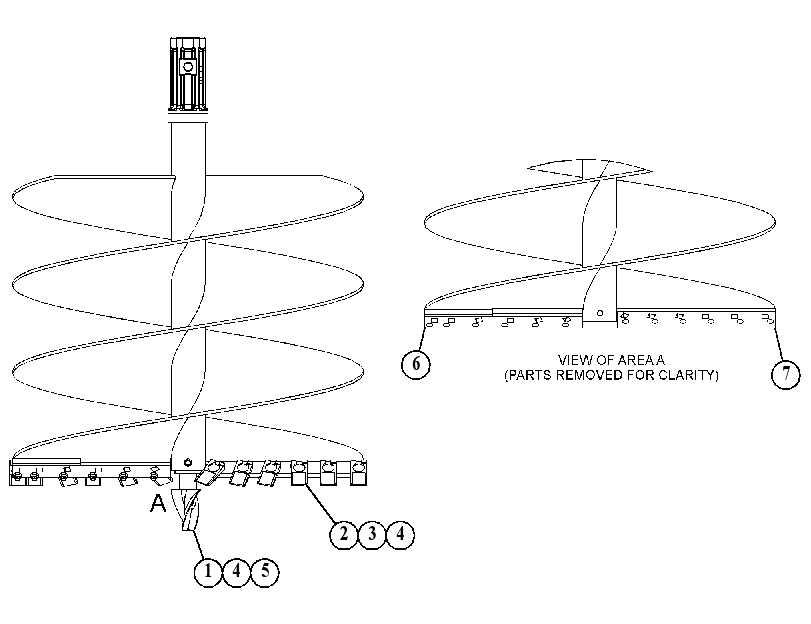 BIT GP-AUGER 1534091 CAT