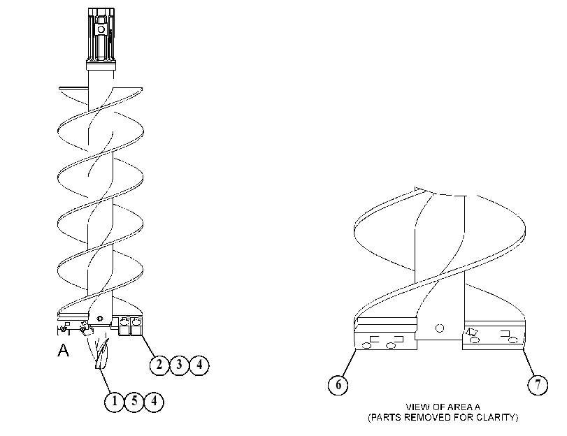 BIT GP-AUGER 1534085 CAT