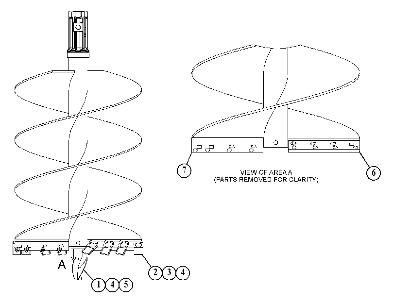 BIT GP-AUGER 1534089 CAT