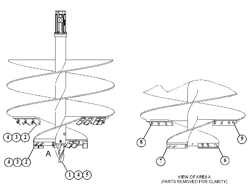 BIT GP-AUGER 1534095 CAT