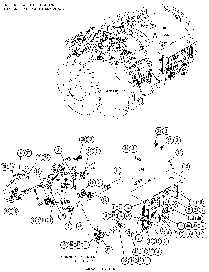 WIRING GP-TRANSMISSION 5227330 CAT