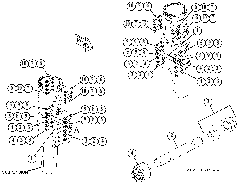 MOUNTING GP-SUSPENSION 4670074 CAT