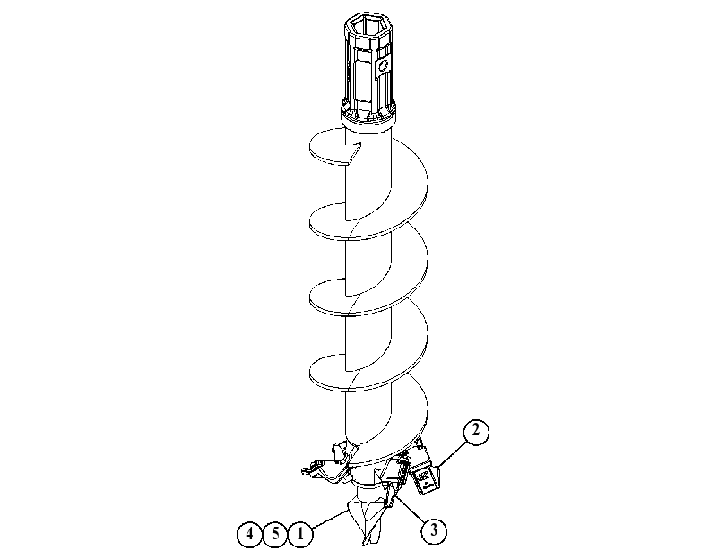 BIT GP-AUGER 3720261 CAT