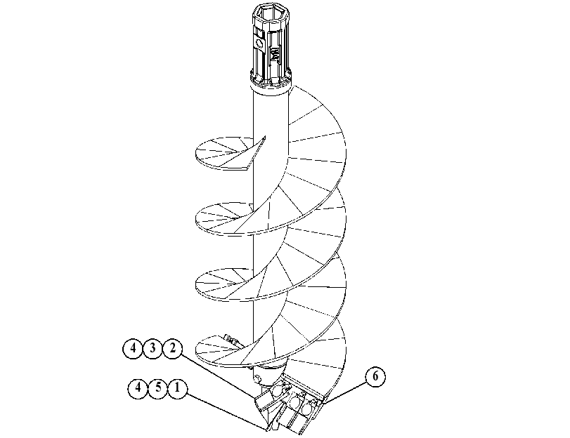 BIT GP-AUGER 3667752 CAT