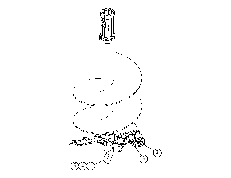 BIT GP-AUGER 3720264 CAT