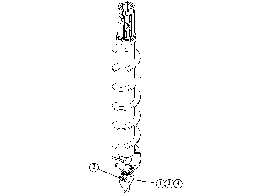 BIT GP-AUGER 3720260 CAT