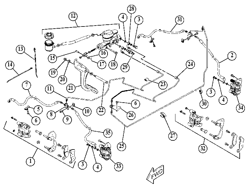 BRAKE GP-HYDRAULIC 5725736 CAT