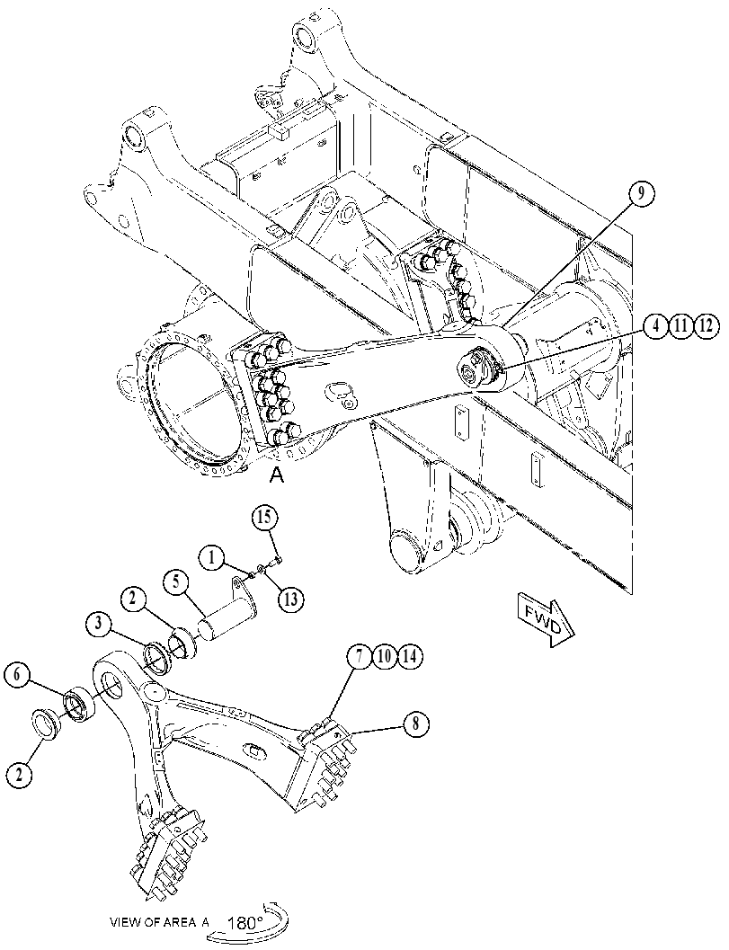 SUPPORT GP-AXLE HOUSING 5590136 CAT