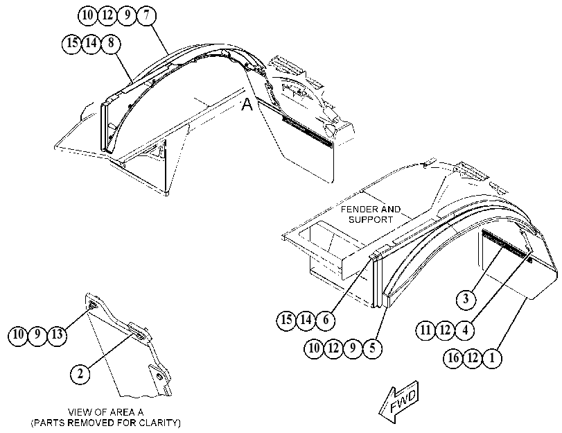 EXTENSION GP-FENDER 4880471 CAT