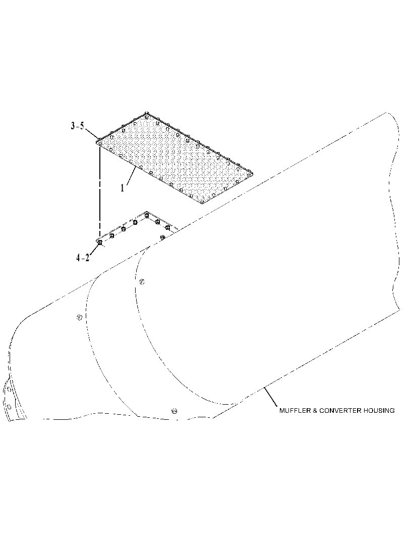 COVER GP-EXHAUST 3329346 CAT