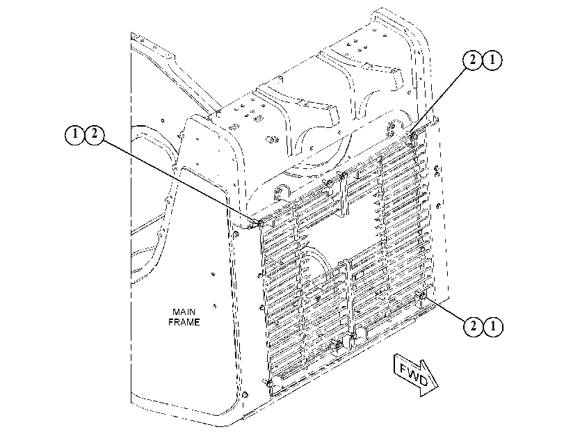 FASTENER GP-FRONT COVER 5651481 CAT