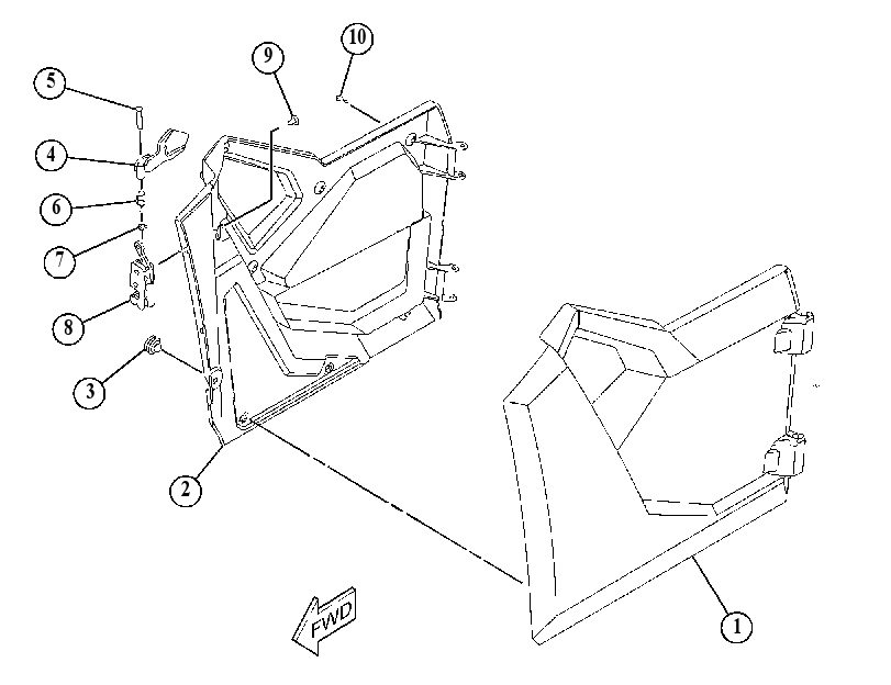 DOOR AS 5442152 CAT