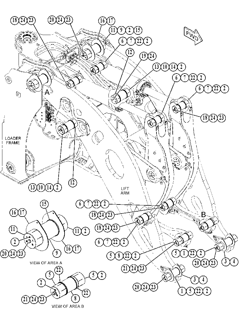 PIN & SEAL GP-LINKAGE 3894597 CAT