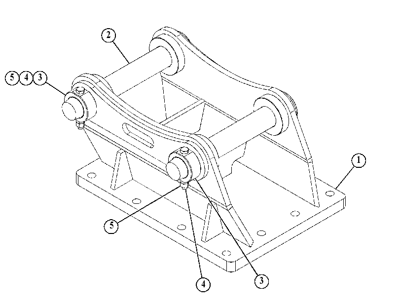 MOUNTING GP-HAMMER 5653804 CAT