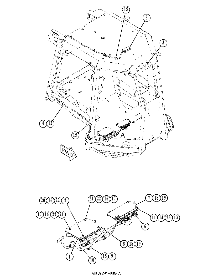 Установка связи 5431829 CAT