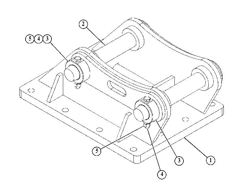 MOUNTING GP-HAMMER 5653800 CAT