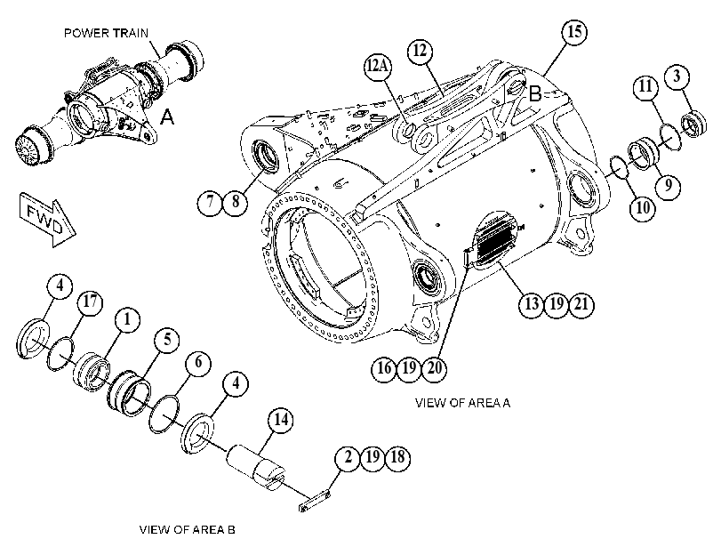 HOUSING GP-REAR AXLE 5406013 CAT