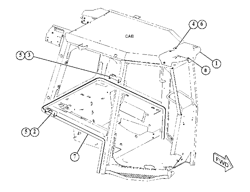 INSTALLATION GP-CAB 4860091 CAT