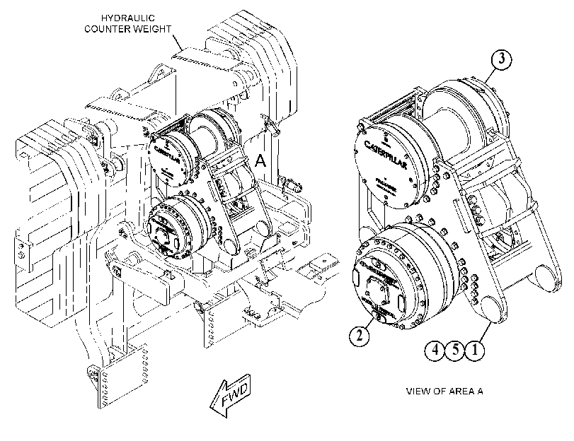 WINCH GP-PIPELAYER 5566370 CAT