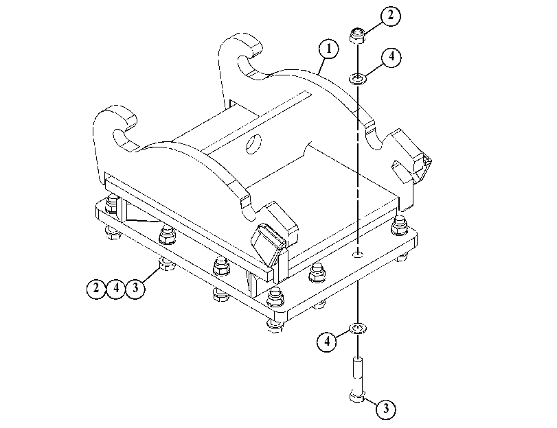 MOUNTING GP-HAMMER 5700915 CAT