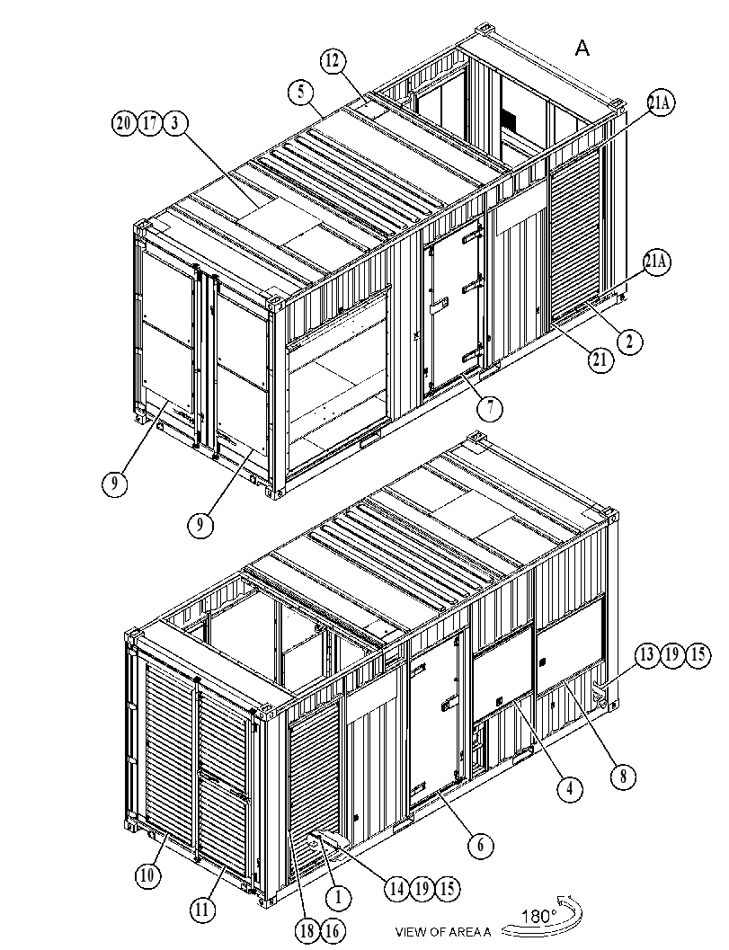 ENCLOSURE GP-GENSET 5273540 CAT