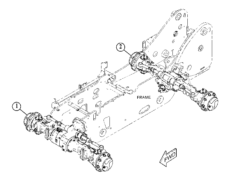 AXLE AR 5658573 CAT