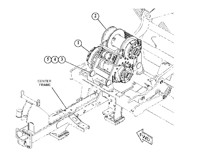 WINCH GP-PIPELAYER 5511378 CAT
