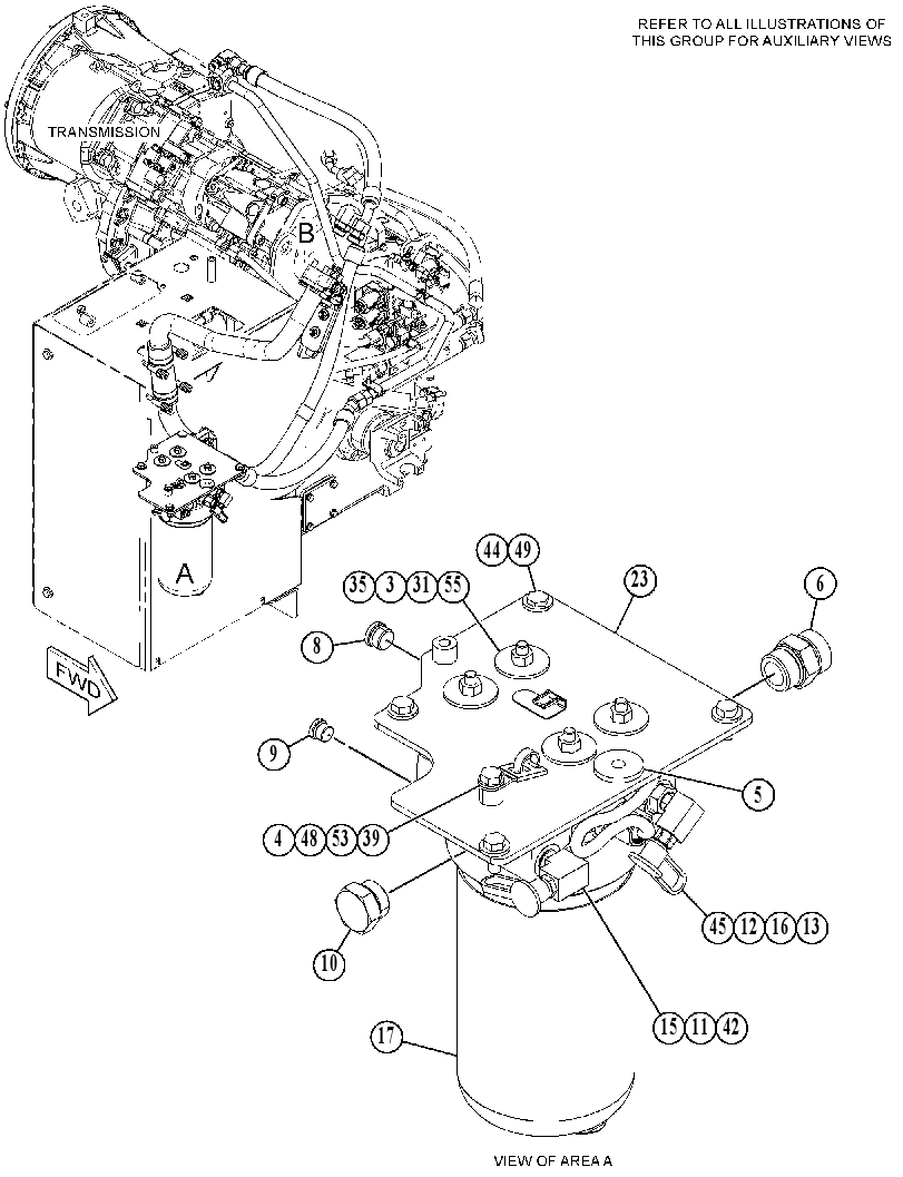 FILTER & LINES GP-TORQUE CONV 5224654 CAT