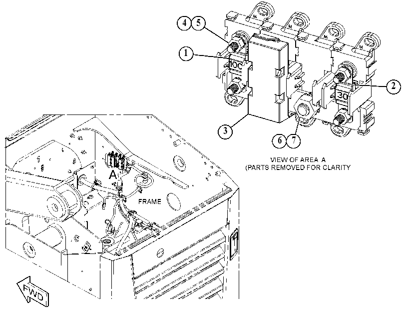 HOLDER AS-FUSE 3968365 CAT