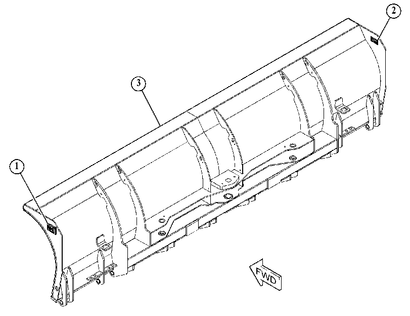 Отвал 4837053 CAT