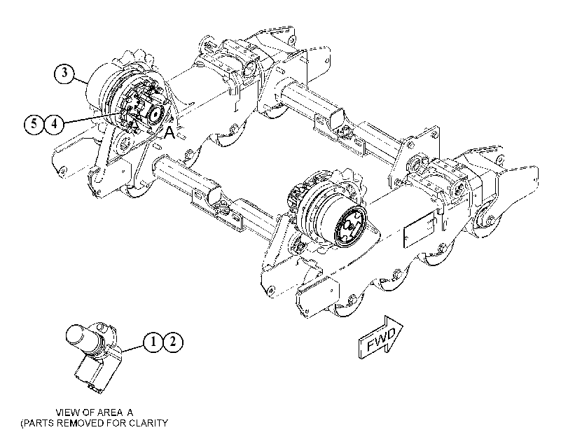 MOTOR & MOUNTING GP 5123819 CAT