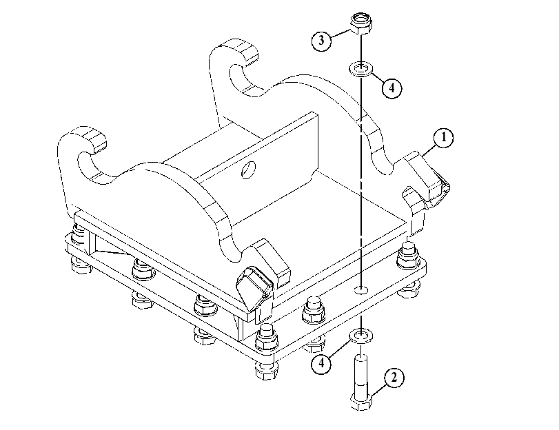 MOUNTING GP-HAMMER 5703940 CAT